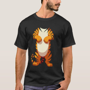 Tigerkostüm Tierkostüm kopfloser Tiger Karneval T-Shirt