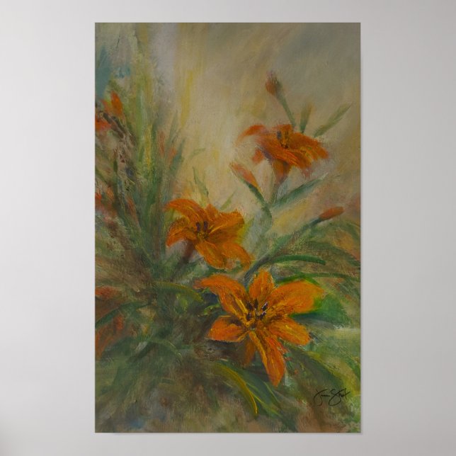 Tigerlilien Poster (Vorne)