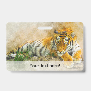 Tigermalerei Ausweis