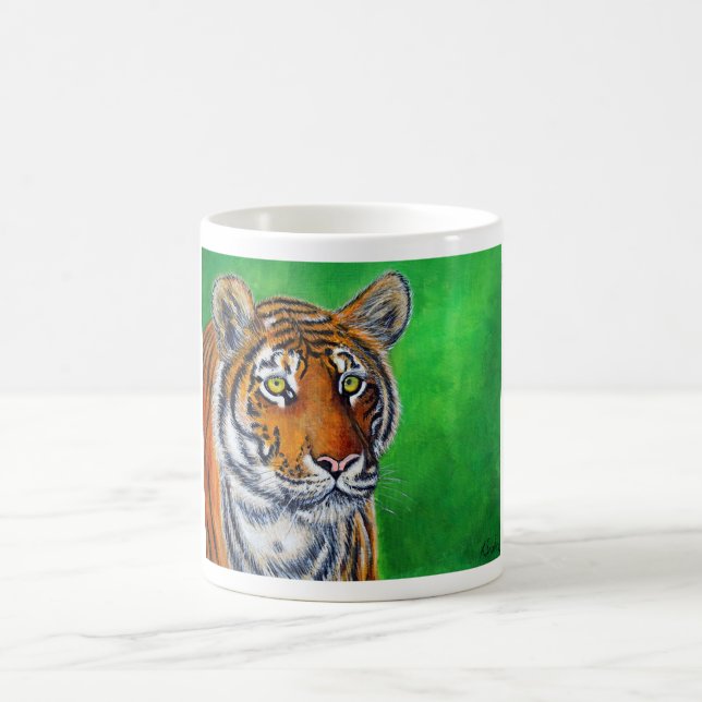Tigermalerei Kaffeetasse (Mittel)