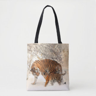 Tigermama und Babytasche
