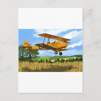 TIGERMOTH-FELDER POSTKARTE