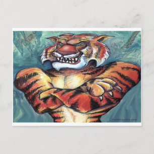 Tigermuskel Postkarte