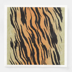 Tigermuster Serviette