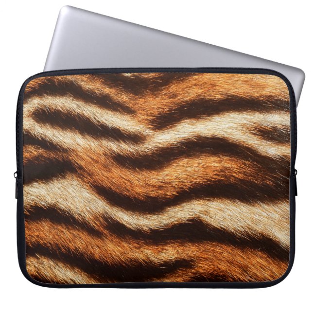 Tigerpelzstruktur Laptopschutzhülle (Vorderseite)