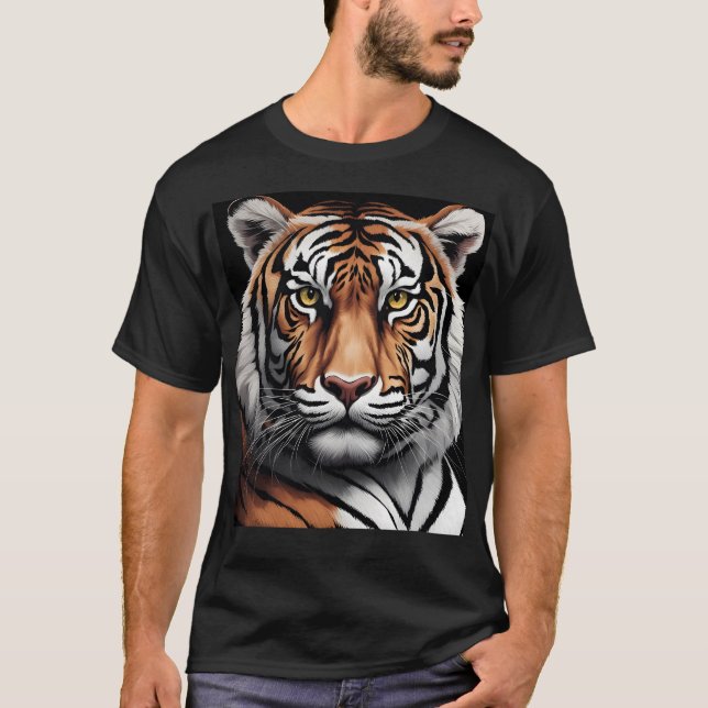 Tigerportrait T-Shirt (Vorderseite)