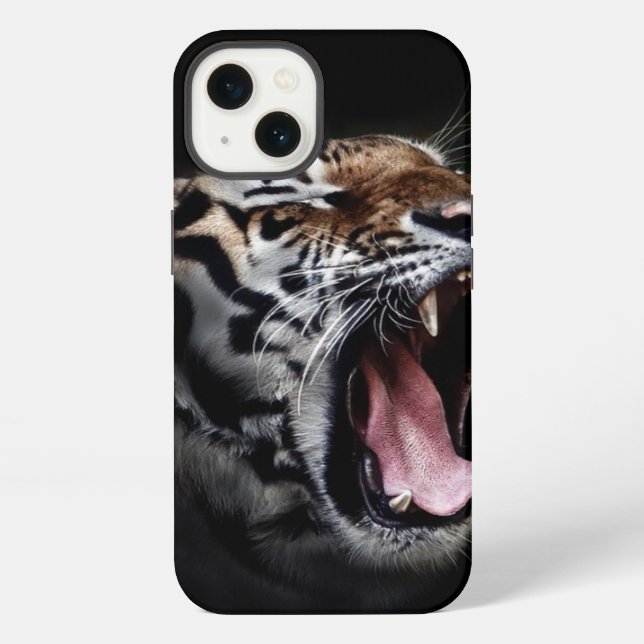 Tigerröhren iPhone Hülle (Rückseite)