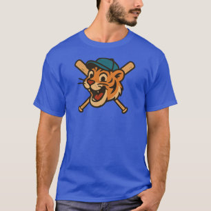 Tigers Baseball Sport Mutter Vater Geschenke Lusti T-Shirt