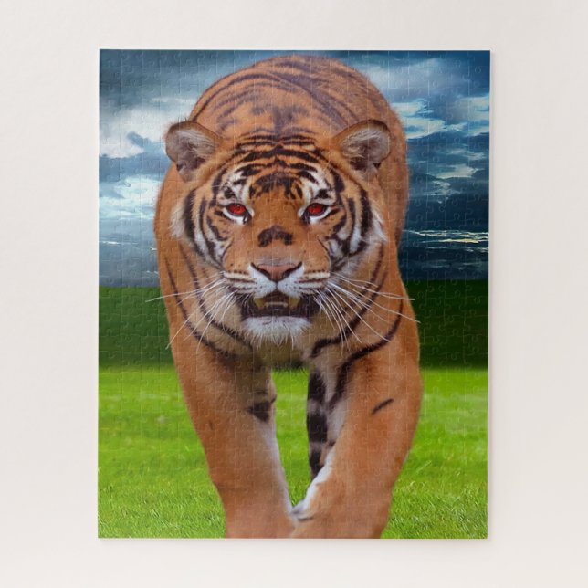 Tigers Big Cats. Puzzle (Vertikal)