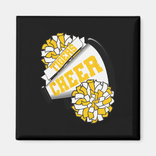 Tigers Cheer Ck To School Cheerleading Spirit Gy Magnet