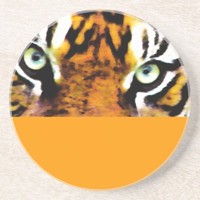 TIGER'S EYE SANDSTEIN UNTERSETZER (Vorne)