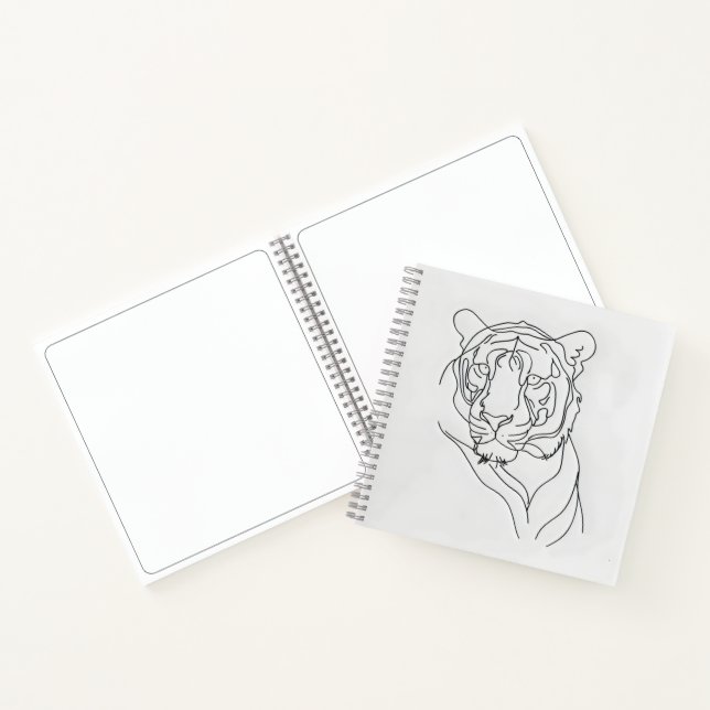 Tigers Hauptrolle Notizbuch (Innenseite)