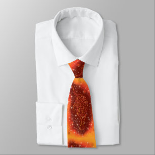 Tigers Neck Tie läuft in Galaxy Starry Night Krawatte