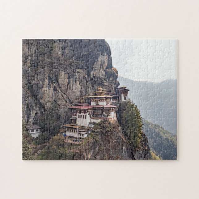 Tigers Nest Kloster, Bhutan Puzzle (Horizontal)