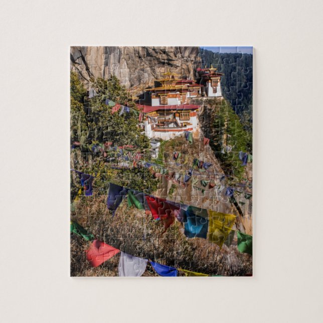 Tiger's Nest Kloster, Bhutan Puzzle (Vertikal)