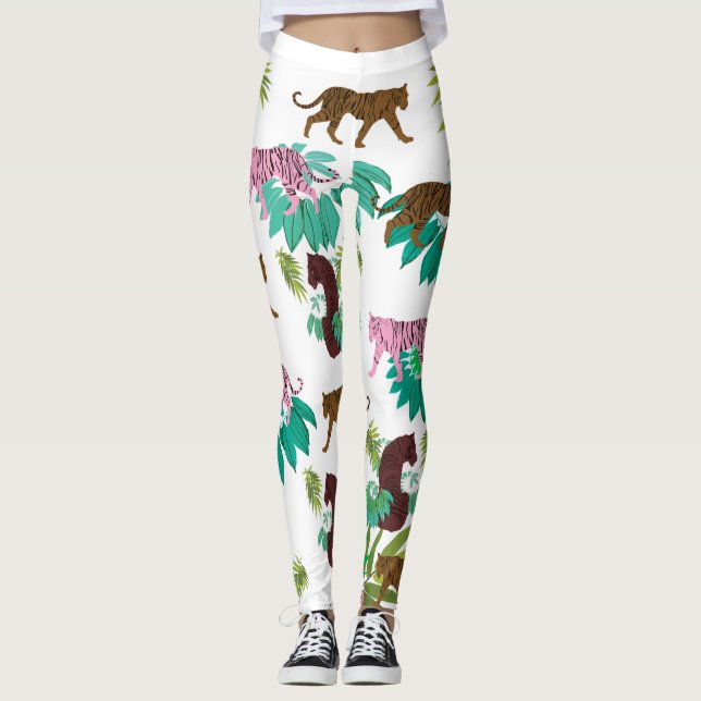 Tigers Pattern Leggings (Vorderseite)