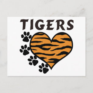 Tigers Postkarte