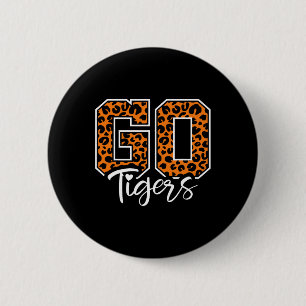 Tigers Schul Sport Fan Team Geist Maskottchen Cute Button