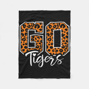 Tigers Schul-Sport-Fan-Teamgeist-Maskottchen Cute Fleecedecke