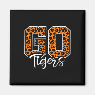 Tigers Schul Sport Fan Teamgeist Maskottchen Süß H Magnet