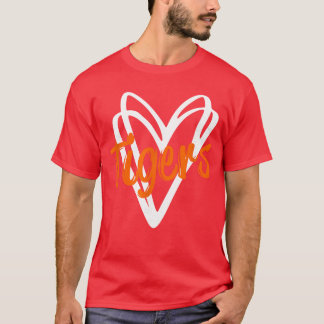 Tigers Schul-Sport Faneam Spirit Maskottchen Süß f T-Shirt