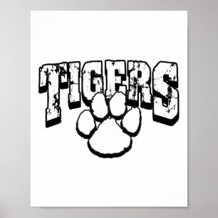 Tigers Schulgeist Ck Zurück zur Schule B Poster