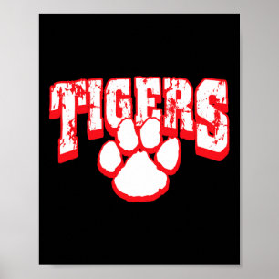 Tigers Schulgeist Zurück zur Schule R  Poster