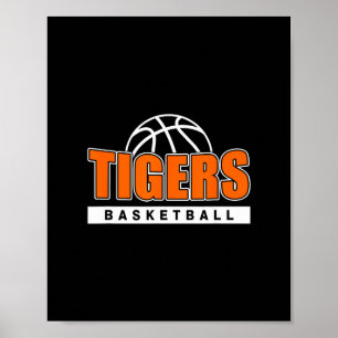 Tigers Sketll Team - Tiger Maskottchen Sport Gesch Poster