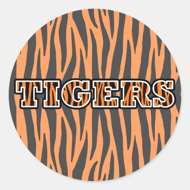Tigers Sticker (Vorderseite)