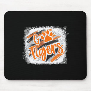 Tigers Swash Schulgeist Orange Schwarze Fußball S Mousepad
