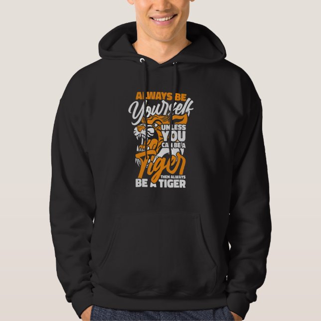 Tigers Tiere Tiger Hoodie (Vorderseite)