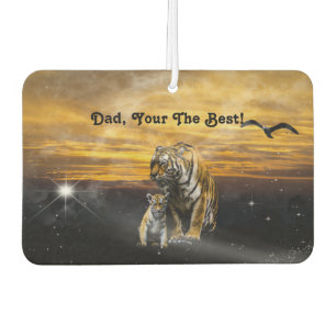 Tigers Vatertag Air Freshener Autolufterfrischer