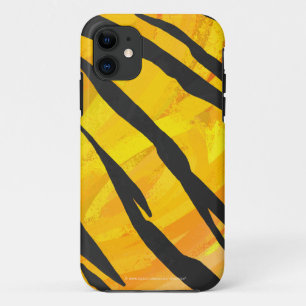 Tigerschwarz und Orange drucken iPhone 11 Hülle