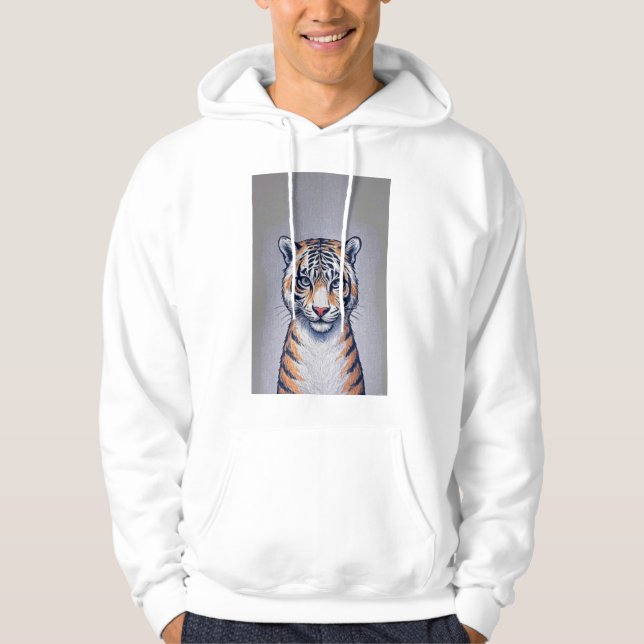 Tigershirt Hoodie (Vorderseite)