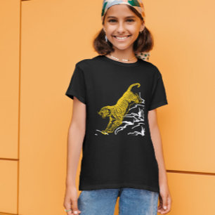 Tigersprintbahn schwarz T-Shirt