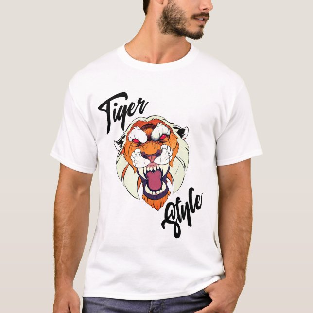 Tigerstil T-Shirt (Vorderseite)