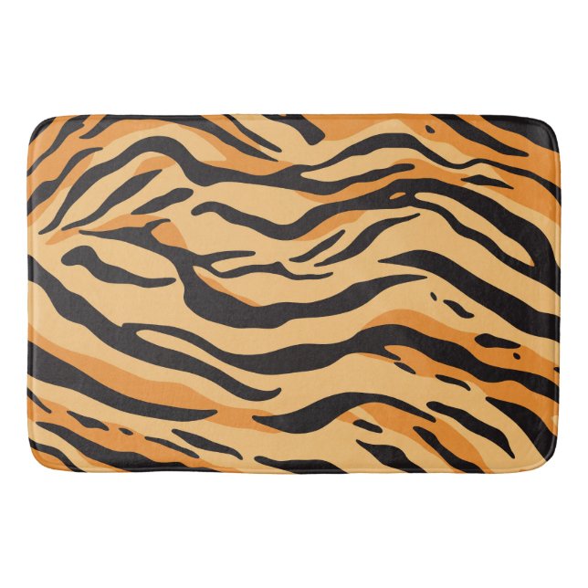 Tigerstreifen Badematte (Vorderseite)