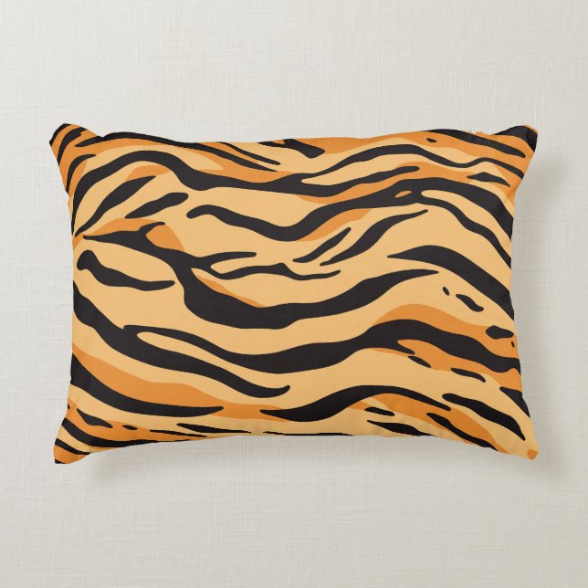 Tigerstreifen Dekokissen (Vorderseite)
