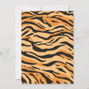 Tigerstreifen Einladung