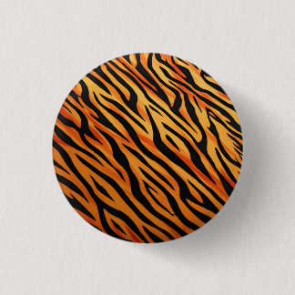 Tigerstreifen Fellmuster Button