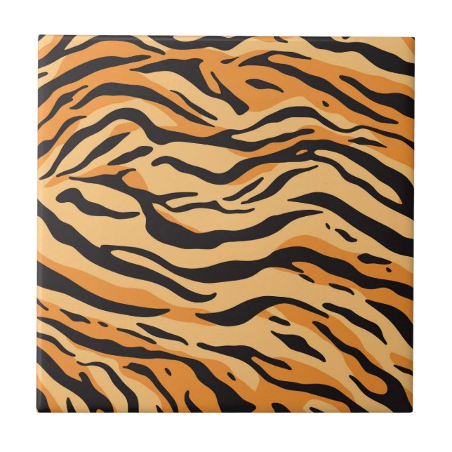 Tigerstreifen Fliese (Vorderseite)