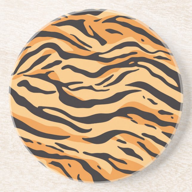 Tigerstreifen Getränkeuntersetzer (Vorne)