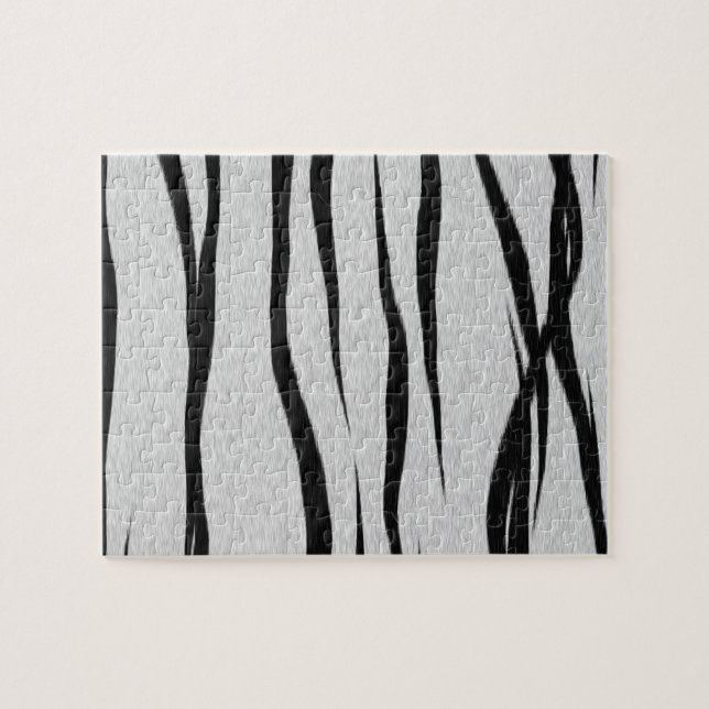 Tigerstreifen-Muster Puzzle (Horizontal)