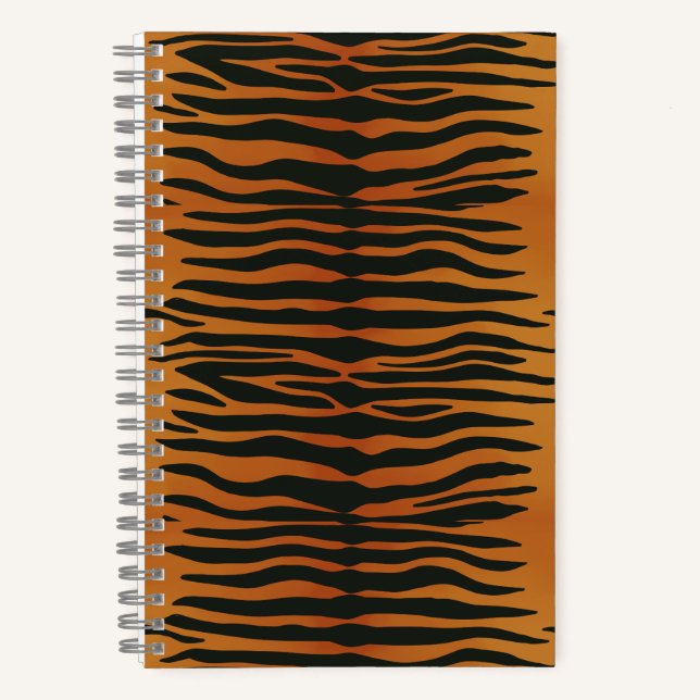 Tigerstreifen Notizbuch (Vorderseite)