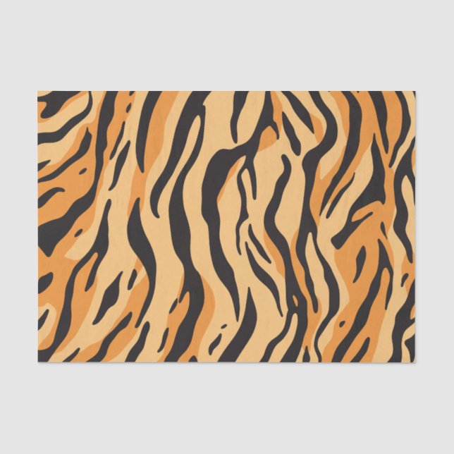 Tigerstreifen Seidenpapier (Vorderseite)