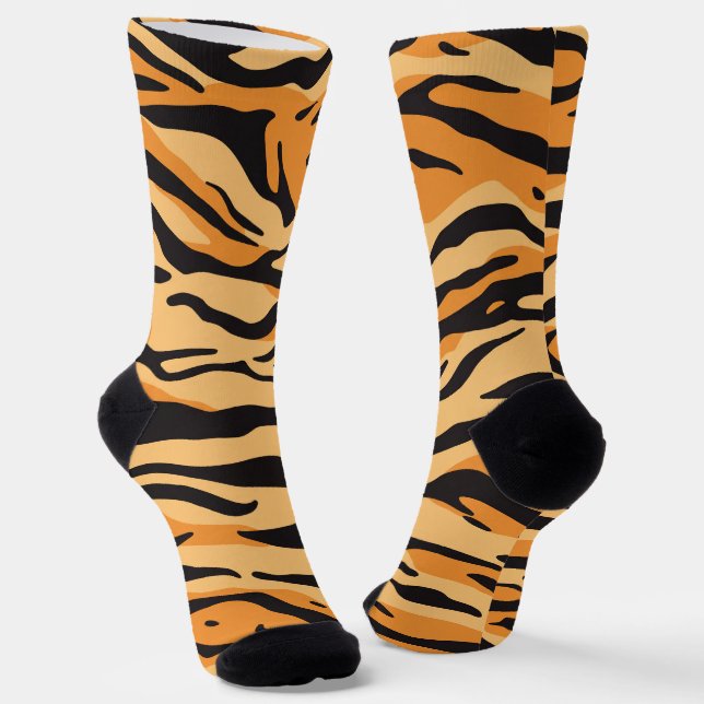 Tigerstreifen Socken (Gewinkelt)