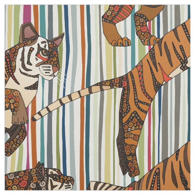 Tigerstreifen Stoff (Muster)