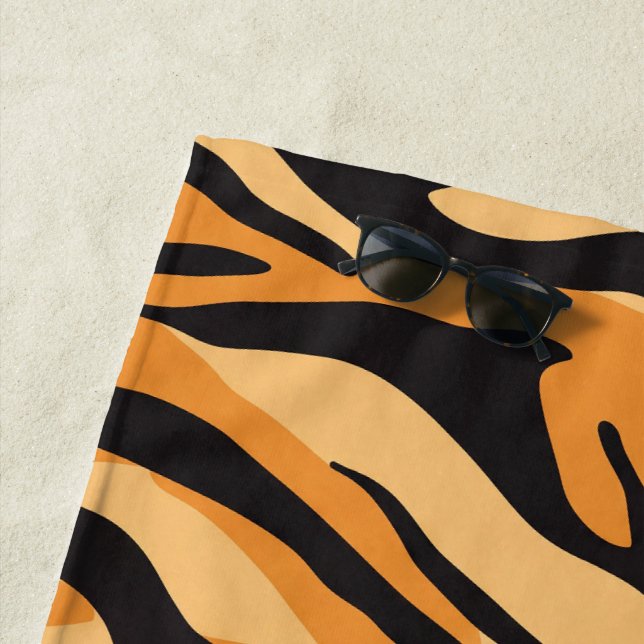Tigerstreifen Strandtuch (Beispiel)