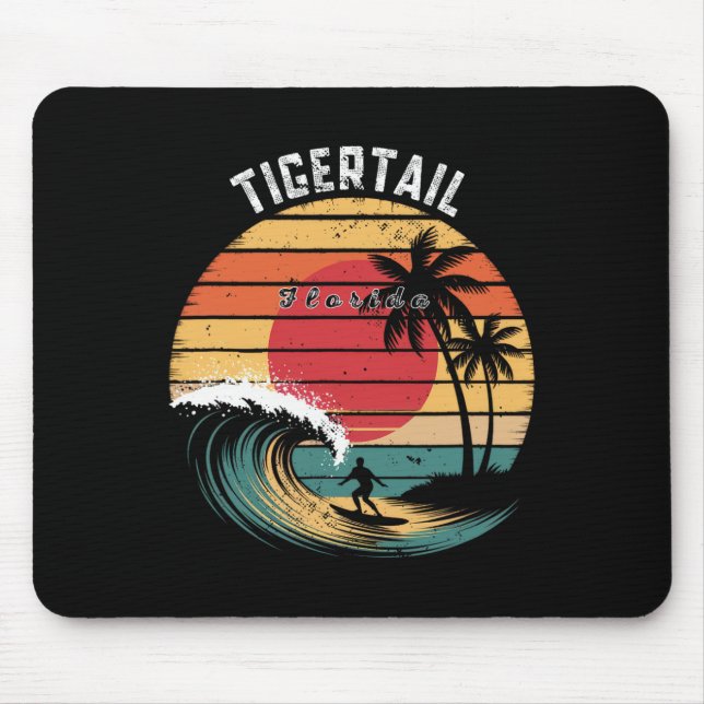 Tigertail Strand Florida Strand Surfen  Mousepad (Vorne)