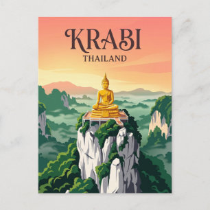 Tigertempel Thailand Postkarte